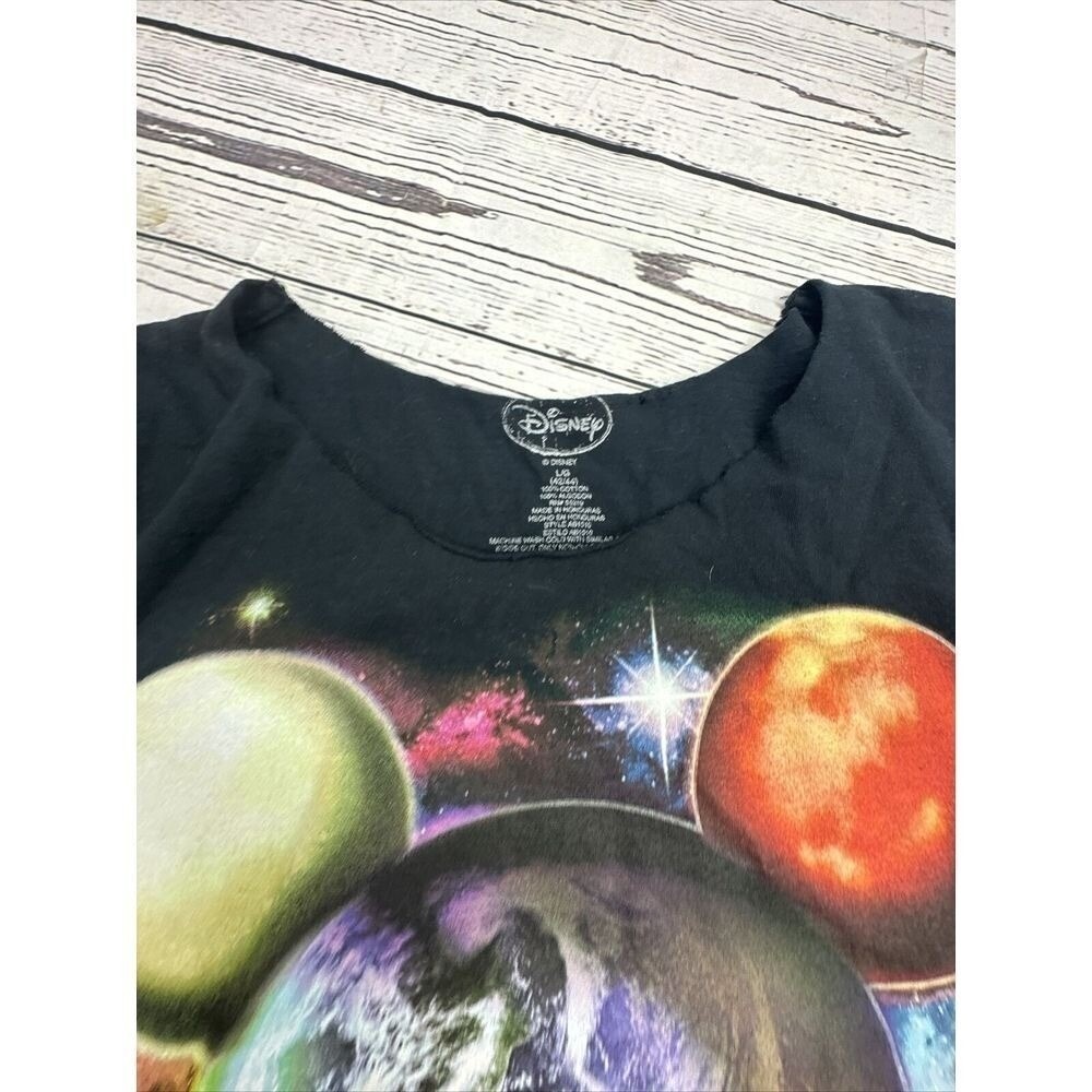 Disney‎ Mickey Mouse Planet Earth Galaxy Sleeveless Tank Top Women's L - Picture 5 of 7